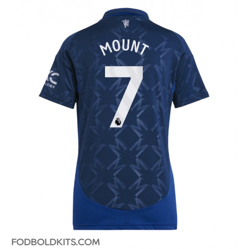 Manchester United Mason Mount #7 Udebanetrøje Dame 2024-25 Kortærmet